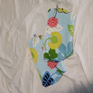 Tropical cosmetic bags